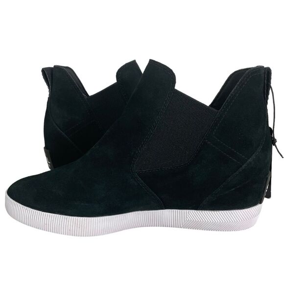 Sorel Black Out N About Slip On Wedge Boots Waterproof Size 11 NEW - Picture 5 of 11